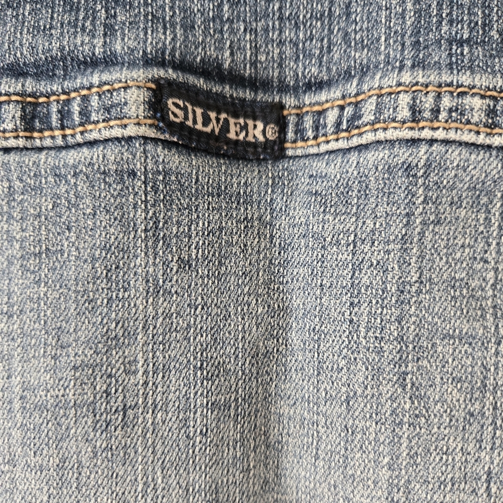 Silver Jeans denim jacket size small womens. - Picture 11 of 15